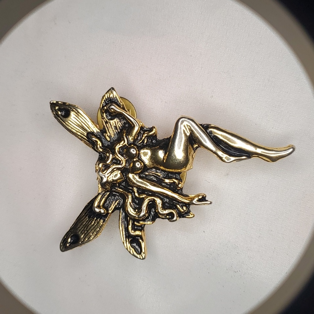 Vintage fairy pin